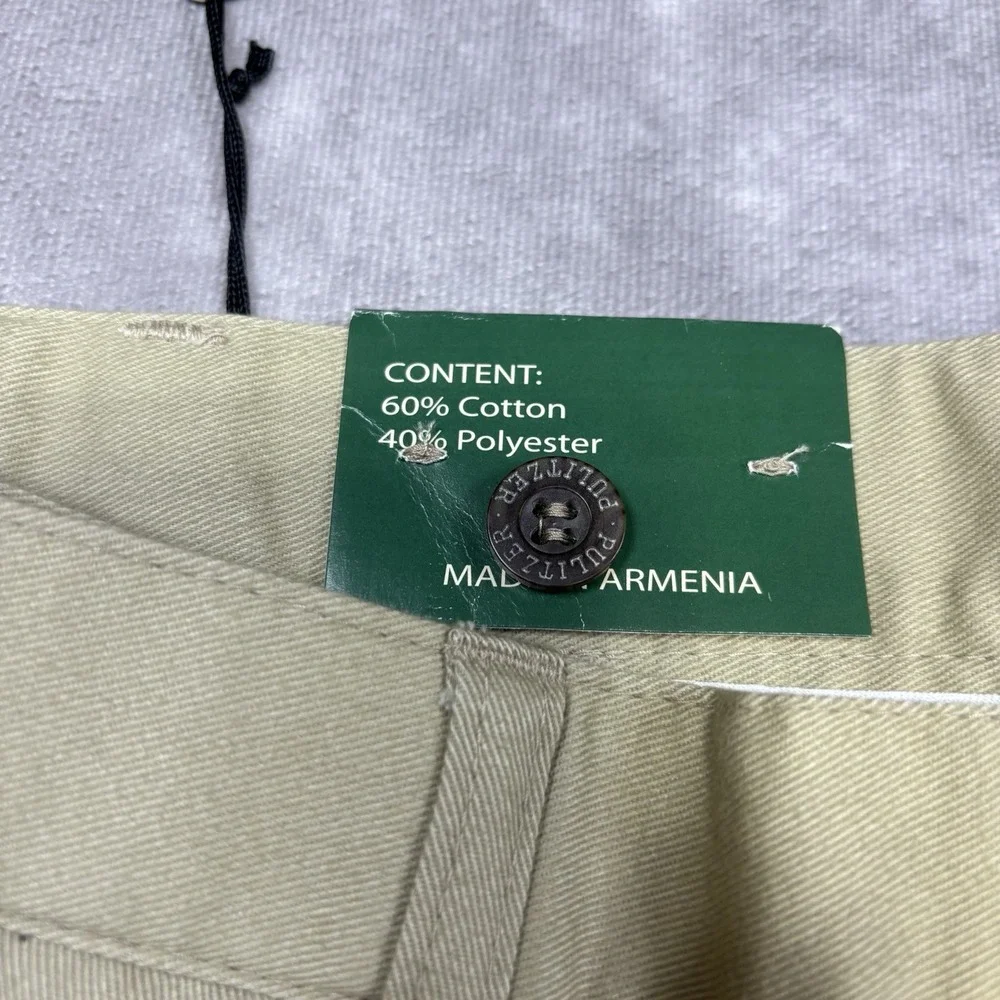 Vintage NEW Bert Pulitzer Collector's Edition 42x32 Khaki Pants Freedom Fit